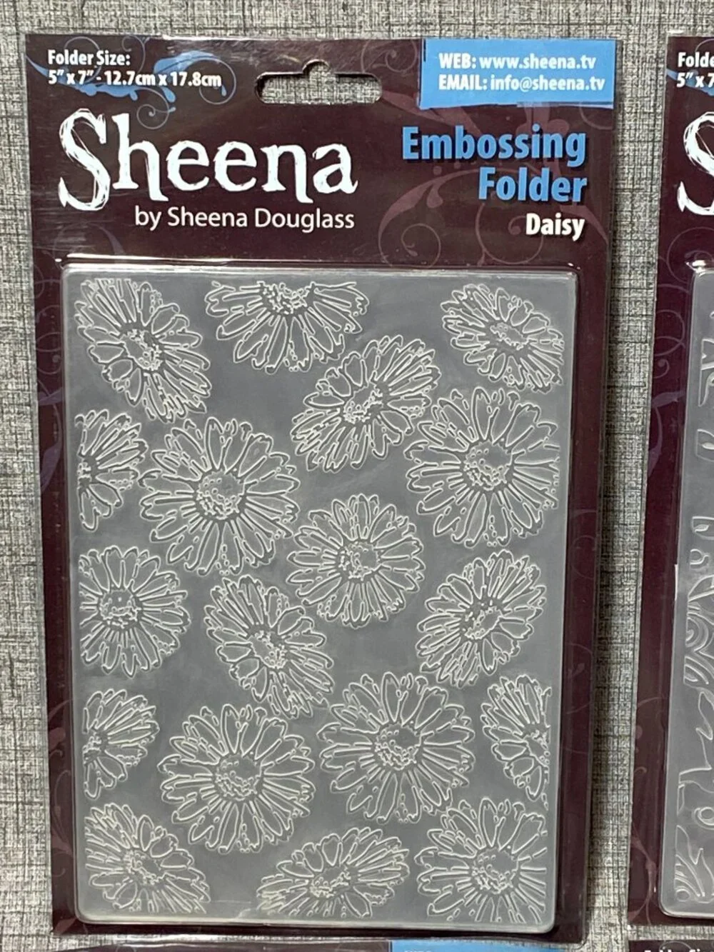 Sheena Douglass 5x7 Embossing Folder Lot - NEW